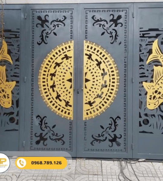 Cửa cổng sắt cắt laser