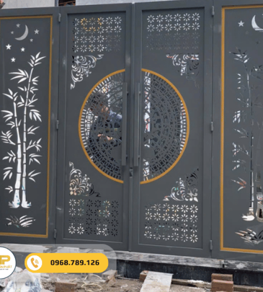 Cửa cổng sắt cắt laser