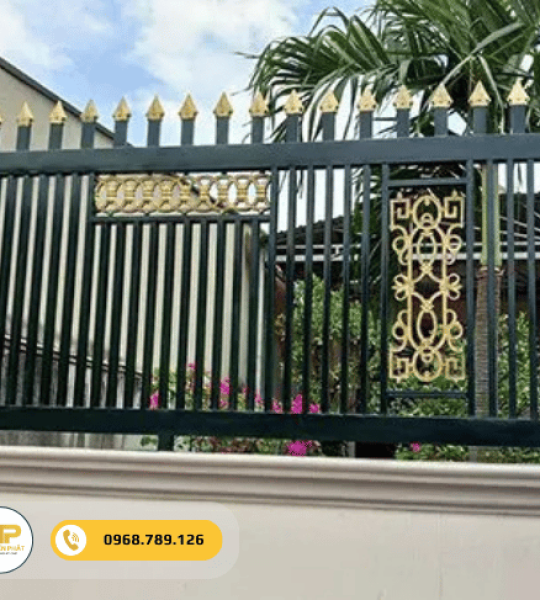 Hàng rào sắt nhà phố