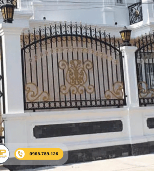 Hàng rào sắt biệt thự