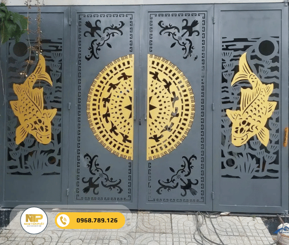 Cửa cổng sắt CNC