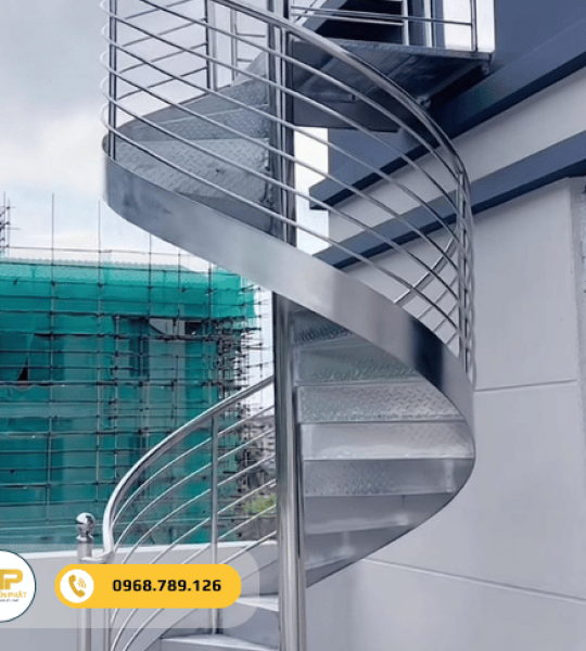Cầu thang sắt xoắn ốc