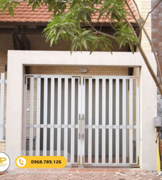 Cửa cổng sắt đơn giản