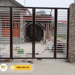 Cửa cổng sắt nhà cấp 4