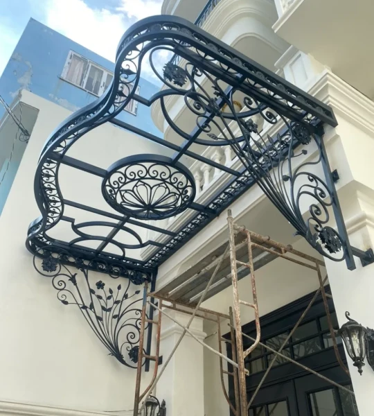 Mái che sắt mỹ thuật