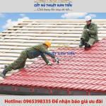 Mẫu mái tôn giả ngói - MT07