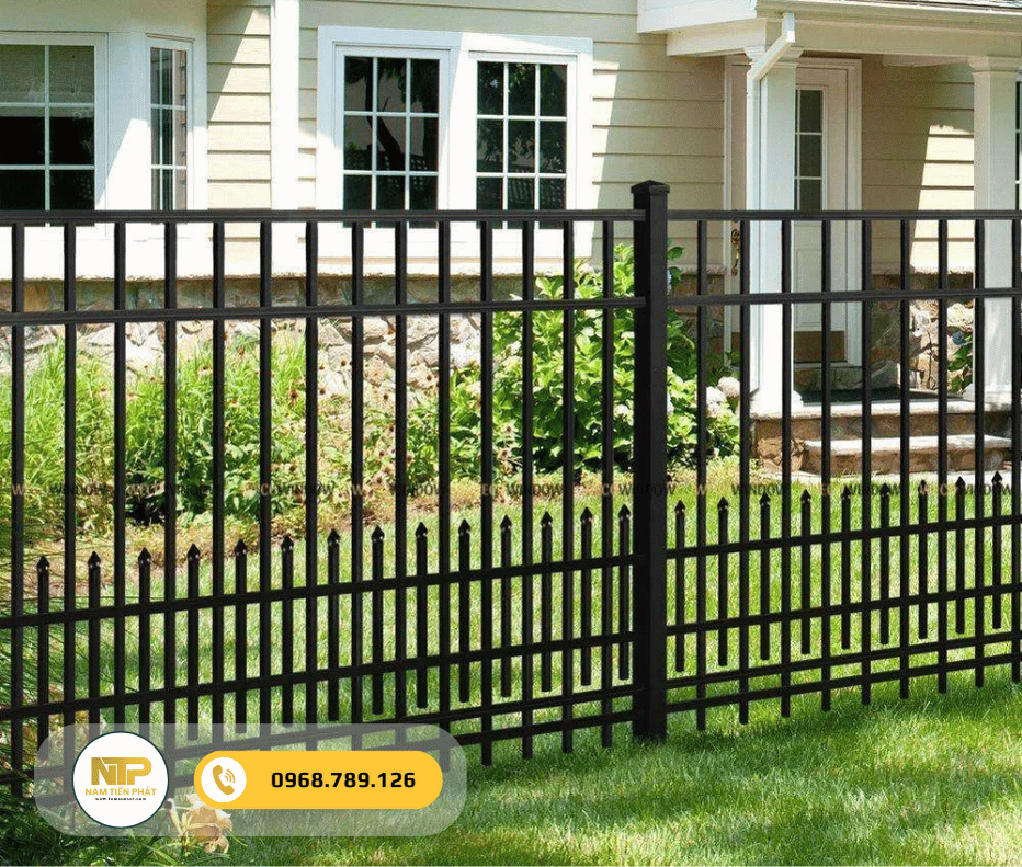 Hàng rào sắt sơn tĩnh điện