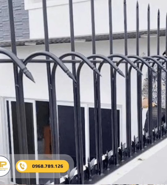 Hàng rào sắt sơn tĩnh điện
